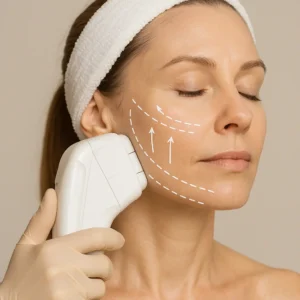 Woman having HI-FU to reduce wrinkles call LA LIPO Abingdon-on-Thames Now!