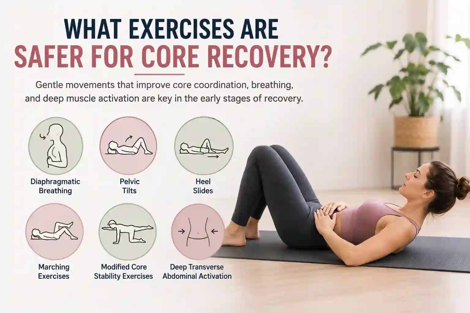 Which exercises may help diastasis recti Abingdon-on-Thames?