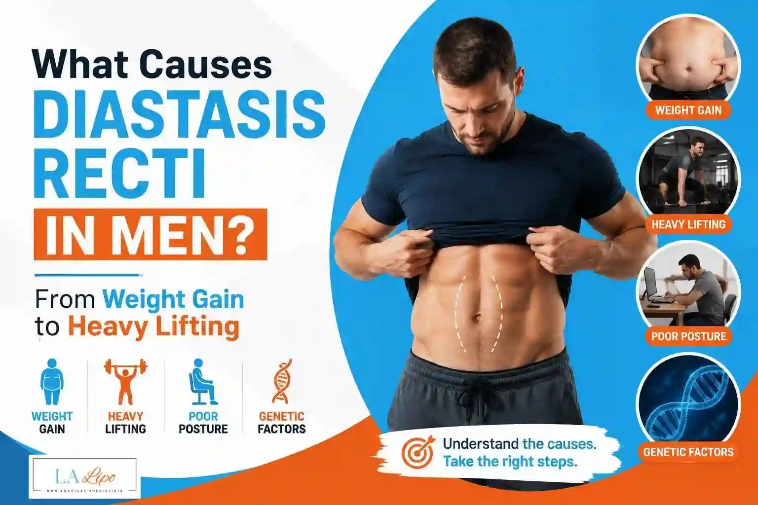 What Causes Diastasis Recti in Men? From Weight Gain to Heavy Lifting Abingdon-on-Thames